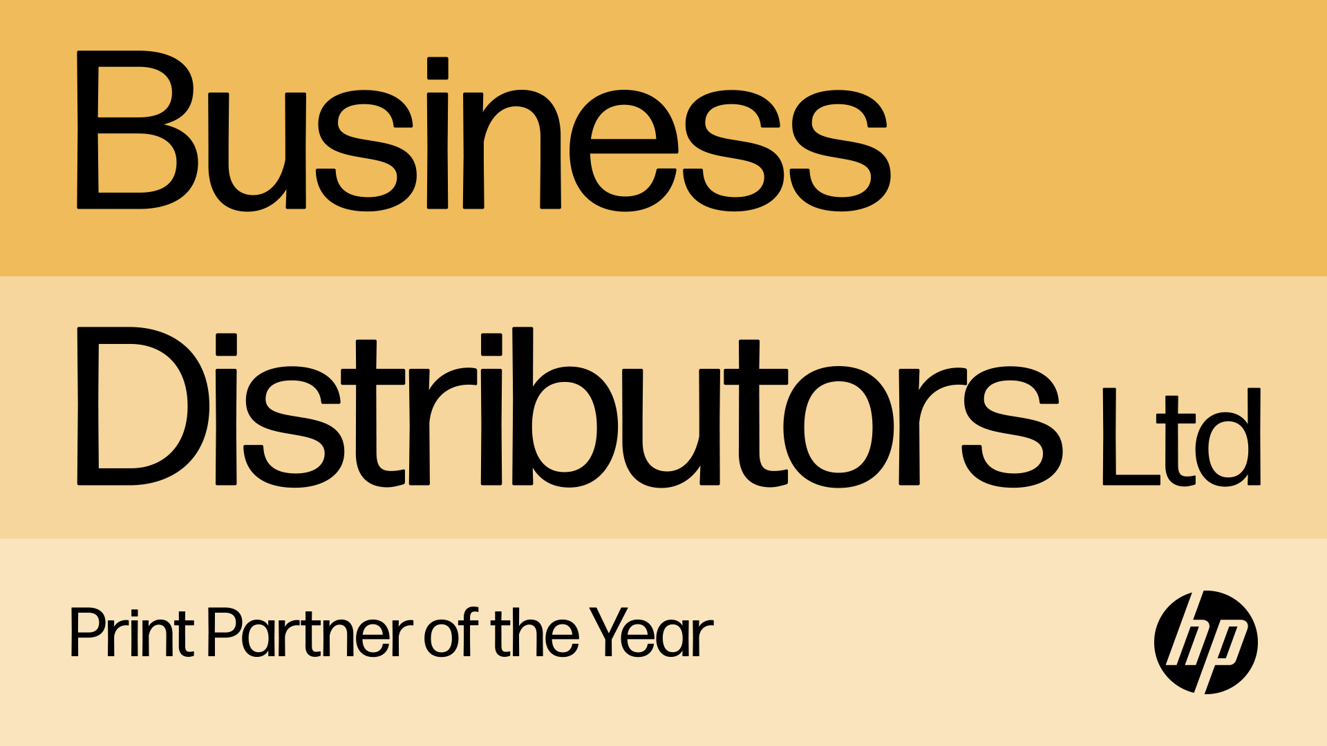 HP Print Partner of ther Year 2021 BDL